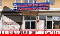 Muş’un Elmakaya Belediyesi memur alım ilanını iptal etti
