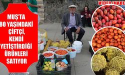 Muş’ta 80 yaşındaki çiftçi yıllardır ürettiği şifa deposu ürünleri satışa sunuyor