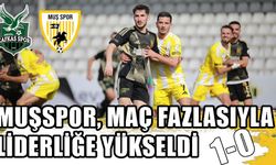 Muşspor İnegöl'de altın değerinde 3 puanı kaparak lider oldu
