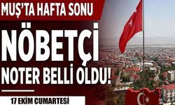 Muş’ta 17 Ekim Cumartesi günü nöbetçi noter belli oldu