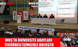 Muş'ta Üniversite adaylarına altın değerinde tavsiyeler!