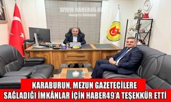 İletişim Fakültesi Dekan Yardımcısı Karaburun’dan Haber49’a istihdam teşekkürü