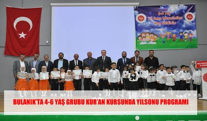Bulanık’ta minik Kur’an kursu öğrencileri sahnede buluştu