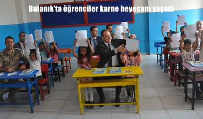 Bulanık’ta 18 bin öğrenci karne aldı