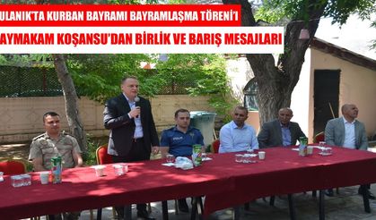 Bulanık’ta bayramlaşma töreni düzenlendi