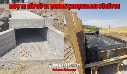 Muş’ta ulaşım sorunu çözülüyor: Köprü ve menfez çalışmalarına hız verildi