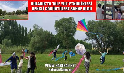 Bulanık’ta çocuklar uçurtmalarıyla gökyüzünü renklendirdi