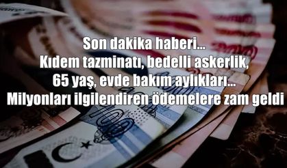 Bedelli askerlik ve sosyal destek ödemelerine zam geldi: İşte yeni oranlar