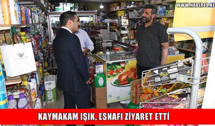 Varto Kaymakamı Işık’tan esnaf ziyareti