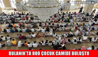 Bulanık'ta çocuklar için “Camii Buluşması" etkinliği düzenlendi