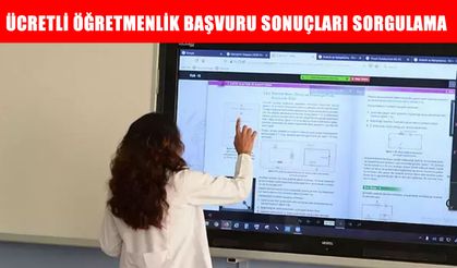 2025-2026 Ücretli Öğretmenlik Başvuru Sonuçları Sorgulama Ekranı