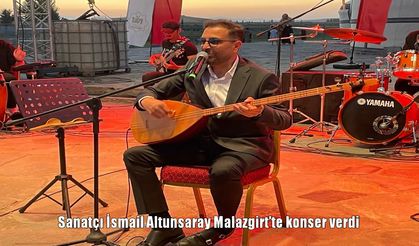 İsmail Altunsaray Malazgirt’te unutulmaz konser verdi