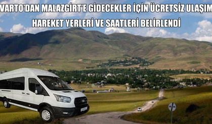 Varto’dan Malazgirt Zaferi etkinliklerine ücretsiz ulaşım: Hareket yerleri ve saatleri açıklandı