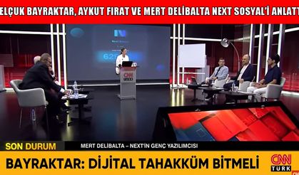 Muşlu yazılımcı Delibalta, CNN Türk’te Selçuk Bayraktar ile 'Next Sosyal’i anlattı