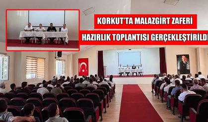 Korkut’ta Malazgirt Zaferi anma etkinlikleri toplantısı düzenlendi