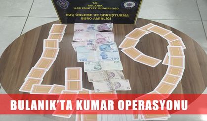 Muş’ta kumar oynayanlara suçüstü: Ceza yağdı