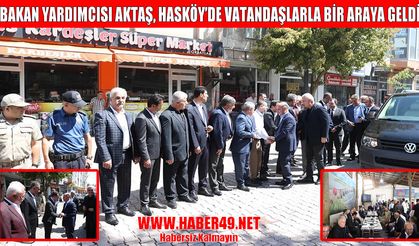 İçişleri Bakan Yardımcısı Aktaş, Muş’ta vatandaşlarla bir araya geldi