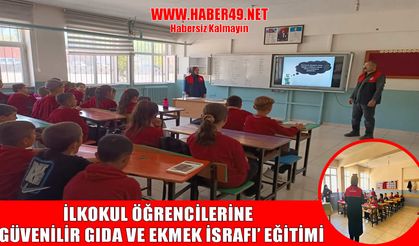 Hasköy’de çocuklara ekmek israfını önlemek için eğitim verildi