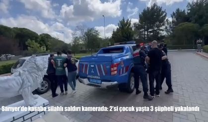 Sarıyer’de kasaba silahlı saldırı: 2’si çocuk 3 şüpheli yakalandı