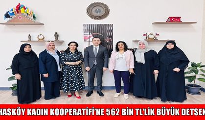 Hasköy Kadın Girişimi Kooperatifi’ne hibe desteği