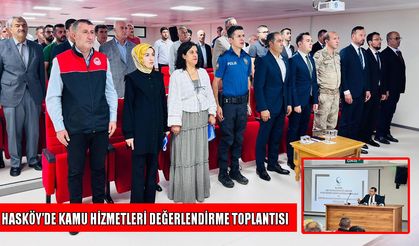 Hasköy’de kamu hizmetleri değerlendirildi