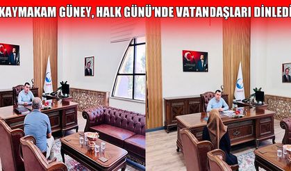 Hasköy Kaymakamı Güney, vatandaşların taleplerini dinledi