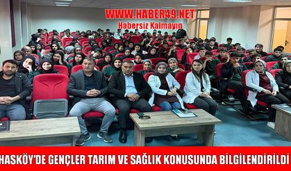 Hasköy’de öğrencilere kuduz ve KKKA eğitimi verildi
