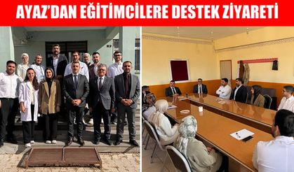 Korkut Kaymakamı Ayaz'dan öğrenci ve öğretmenlere moral ziyareti