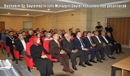 Malazgirt'i yasa boğan başhekimin adı hastanesinde ölümsüzleşti