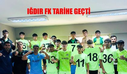 U17’de gol yağmuru: Iğdır FK tarihe geçti!