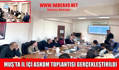 Muş’ta acil sağlık hizmetleri masaya yatırıldı