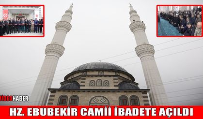 Muş’ta birlik ve dayanışma örneği: Hz. Ebubekir Camii ibadete açıldı