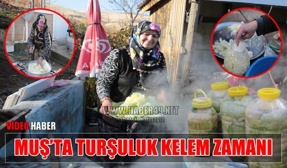 Muş'ta lahana turşusu ve çorti geleneği sürüyor