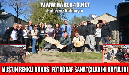 Fotoğraf tutkunları Muş’un sonbahar güzelliklerini objektiflerine yansıttı