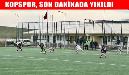Bulanık Kopspor, 90+7’de yıkıldı