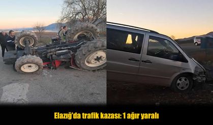 Elazığ’da Feci Trafik Kazası: 1 Ağır Yaralı