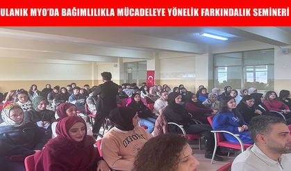 Jandarmadan Bulanık MYO’da bağımlılıkla mücadele semineri