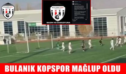 Bulanık Kopspor, Tunceli deplasmanından mağlubiyetle döndü