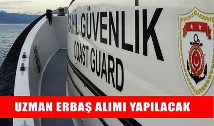 Sahil Güvenlik Komutanlığına uzman erbaş alınacak