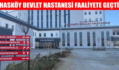 Hasköy Devlet Hastanesi hasta kabulüne başladı