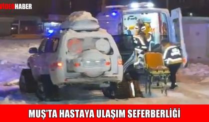Korkut’ta kardan yolu kapanan mezradaki hasta için ulaşım seferberliği