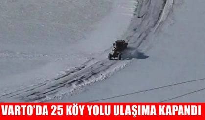 Varto’da kar esareti: 25 köy yolu ulaşıma kapandı