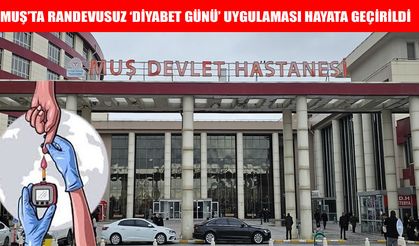 Muş Devlet Hastanesi’nden çocuklar için “Diyabet Günü” uygulaması