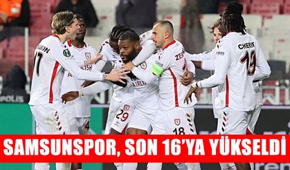 Samsunspor, Shkendija’yı 4-0 mağlup ederek son 16’ya yükseldi