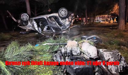 İstanbul'da Kırmızı ışık ihlali kazaya neden oldu: 1’i ağır 6 yaralı