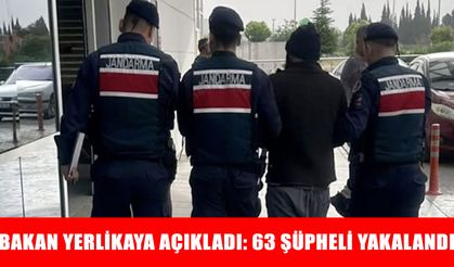 FETÖ'ye yönelik 29 ildeki jandarma operasyonlarında 2 haftada 63 şüpheli yakalandı