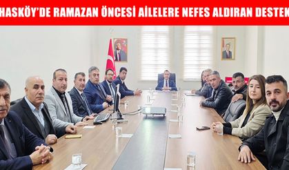 Hasköy’de 455 aileye Ramazan öncesi nakdi yardım yapılacak