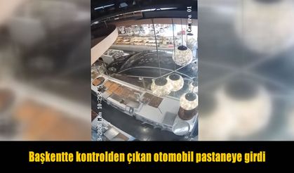 Pastaneye 'müşteri' değil otomobil girdi!