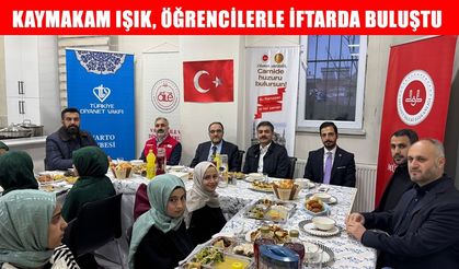 Varto kaymakamı Işık, iftar sofrasında öğrencilerle buluştu