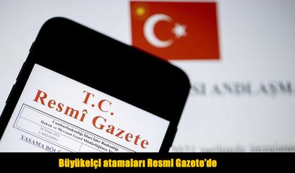 Resmi Gazete'de Yayımlandı: 4 Ülkeye Yeni Büyükelçi Ataması